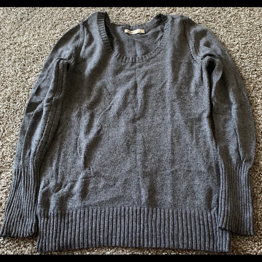 Gray sweater